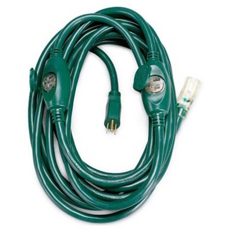 VIRTUAL 09001ME 25 ft. Green Outdoor Extension Cord VI564564